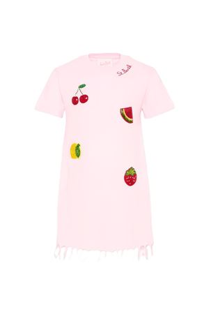 Copricostume rosa Abbey per bambina con frutta SAINT BARTH KIDS | ABY000100284L